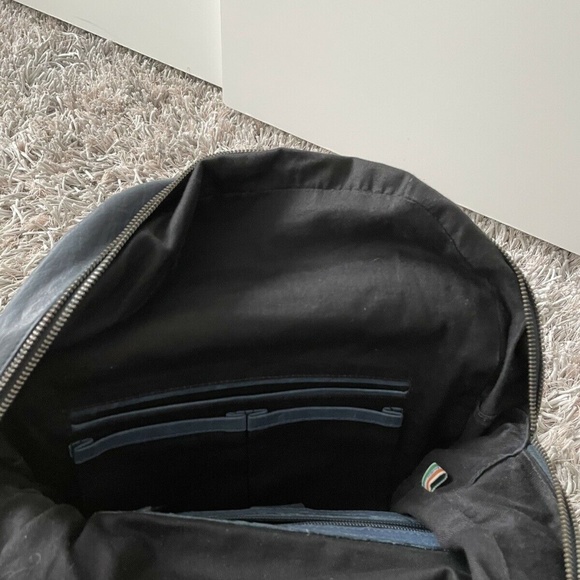 ASH Domino Backpack 100% Leather Blue Washed Studded ❤️ - Picture 11 of 11